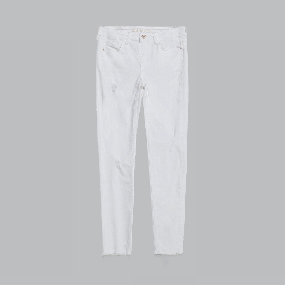 Zara White Jeans